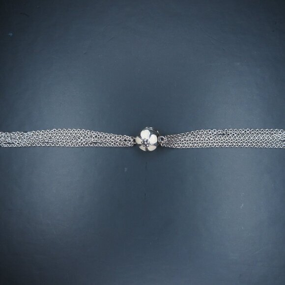 Sterling Silver Multi-Chain Pandora Charm Bracelet - Picture 11 of 11